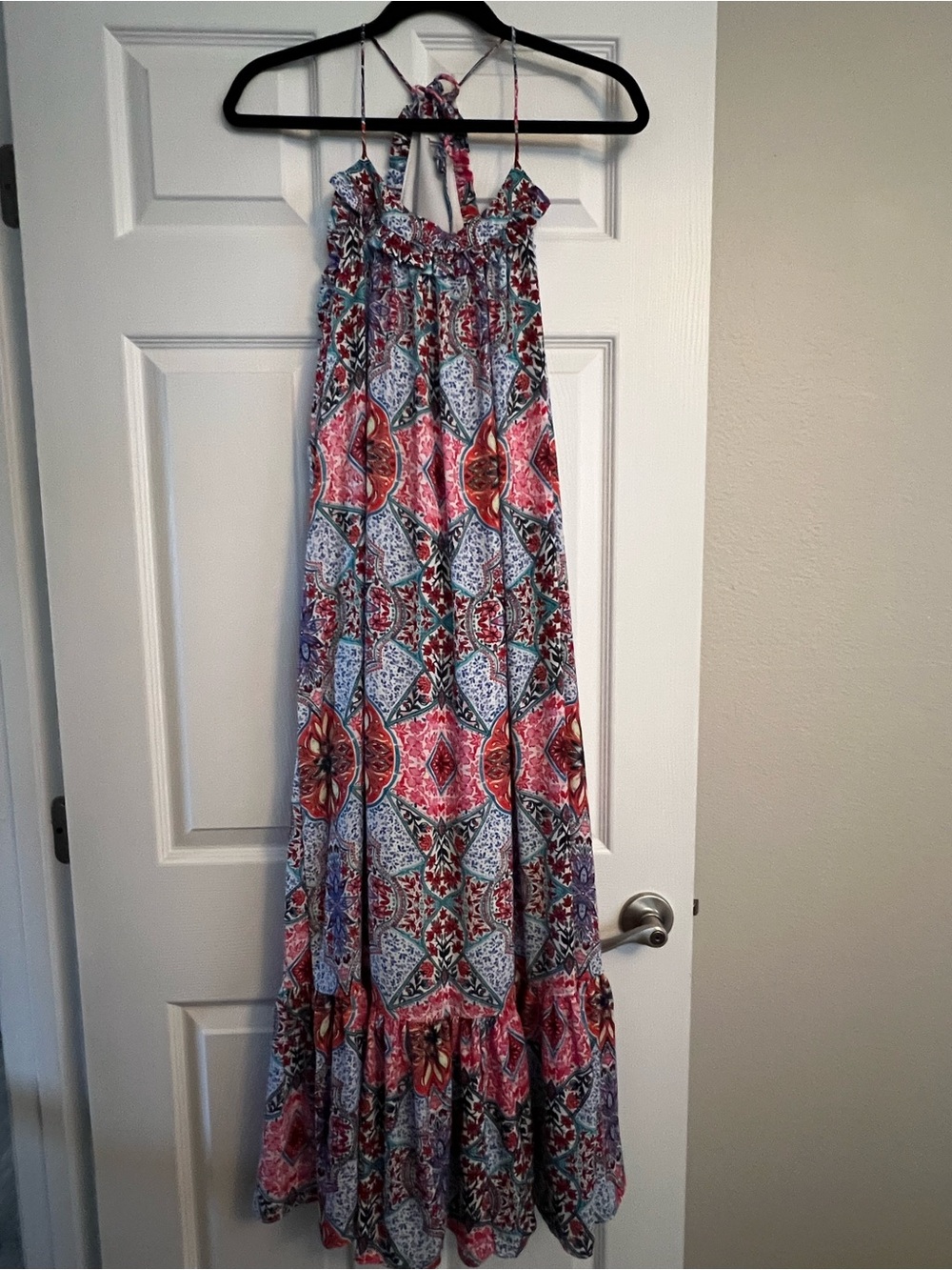 GAP Multi-Color Printed Halter Maxi Dress - Picture 1 of 3